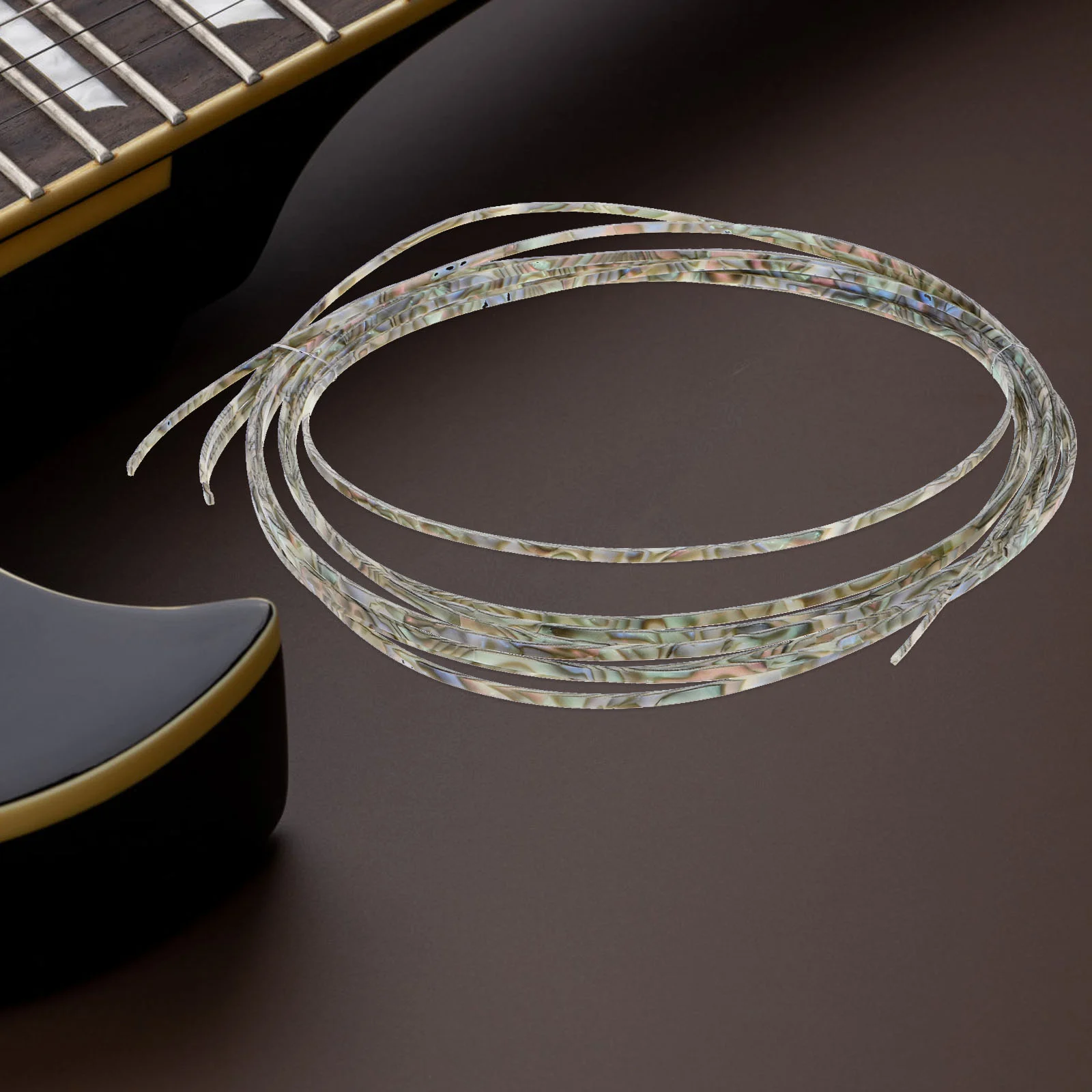 4pcs Plastic Guitar Binding Purfling Strip Plastic Binding Trim Decorative Guitar Purfling Strip Repair Tool Acou