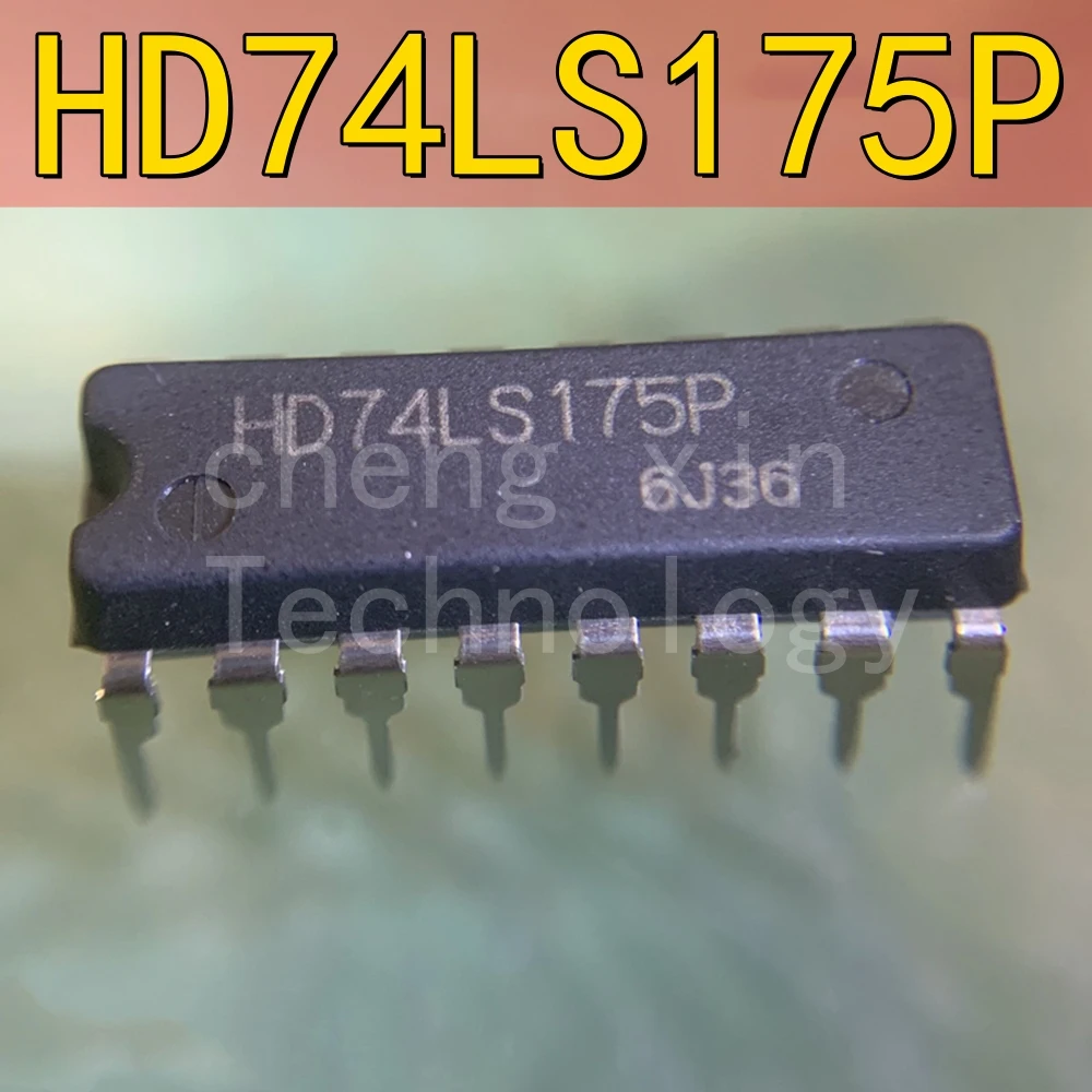 

HD74LS175P 1 шт./лот Буферы/драйверы/трансиверы 74LS175P DIP-16 оригинальный импорт HD74LS175