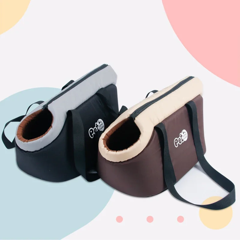Portable One-Shoulder Pet Bags Outgoing Breathable Pet Dogs Cats Carrier Outdoor Travel Handbag For Puppy Chihuahua Teddy