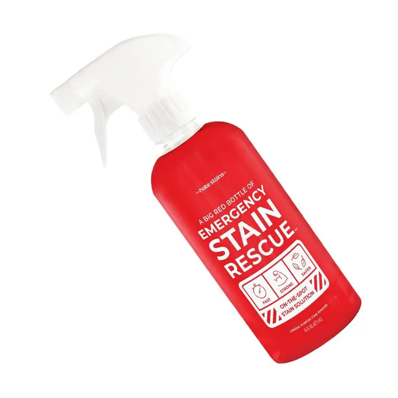 Couch Cleaner Spray Powerful Natural Grease Remover 473ml Household Mild Cleaning Spray Portable Grease Remover For Sofas