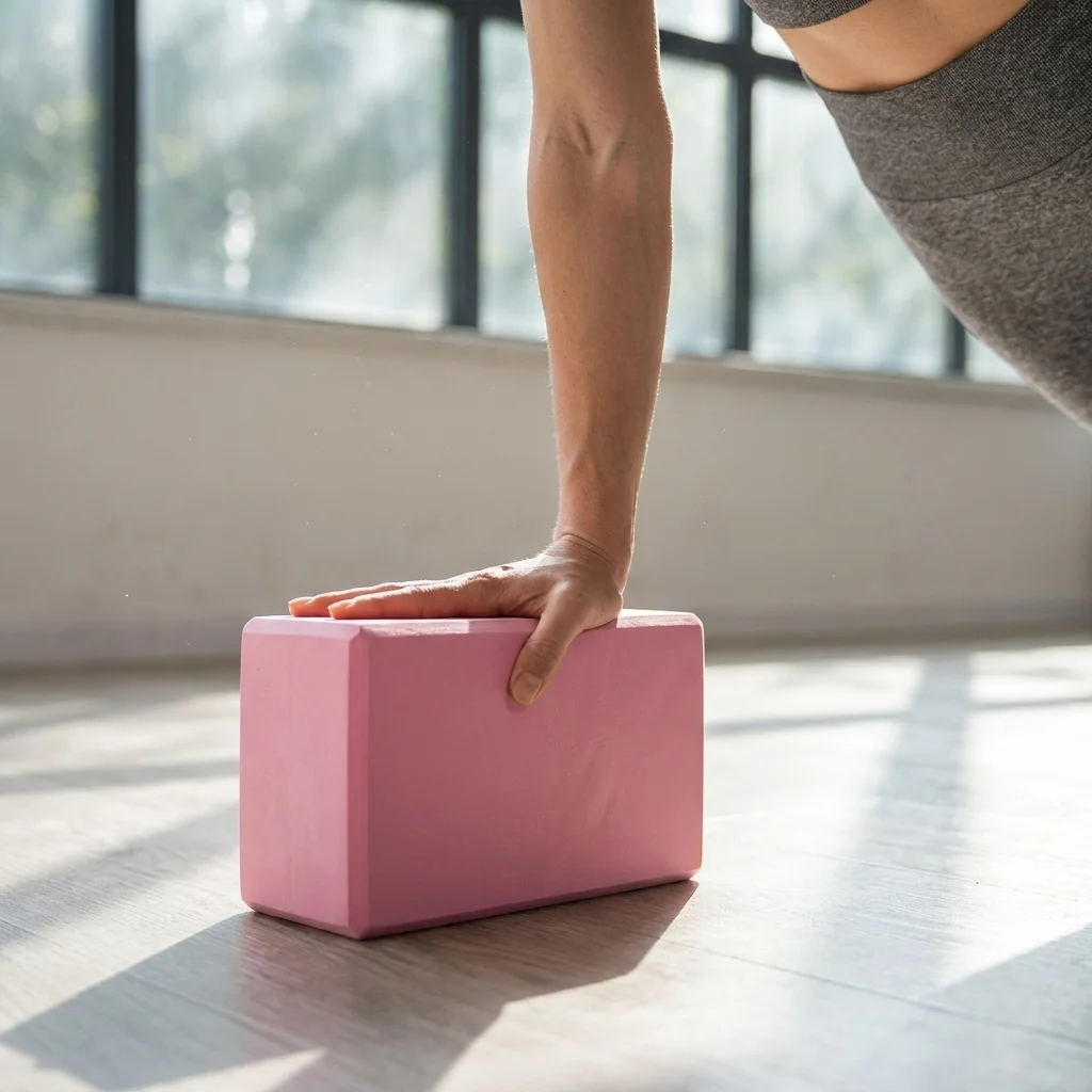High-Density Foam Yoga Block for Stretching and Exercise