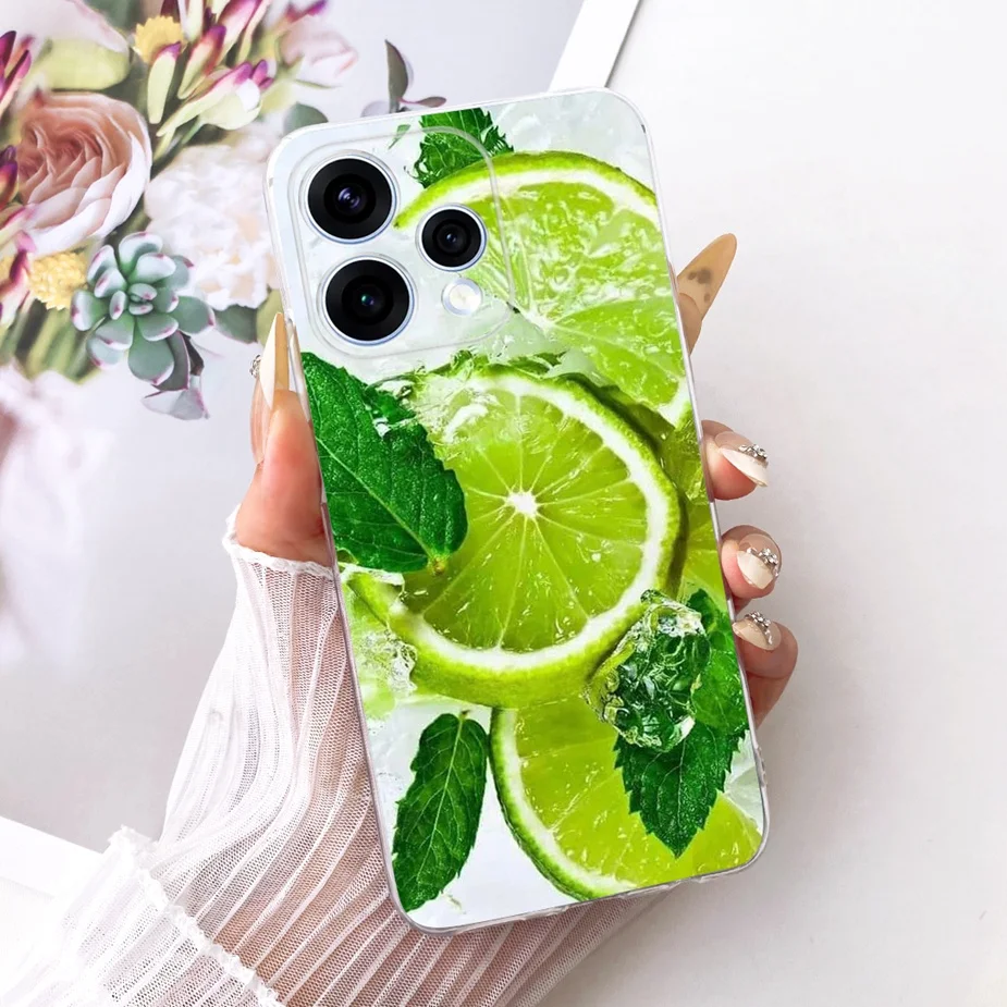 Colorful Flowers Painted Soft Slim Phone Case