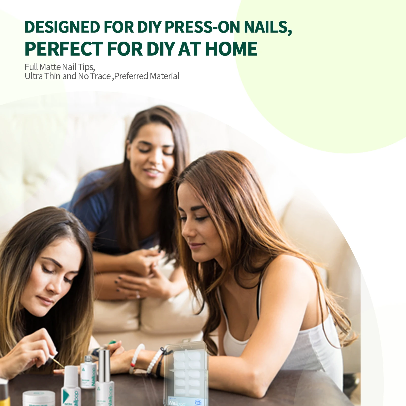 Buy Nail Tips Natural Fake Nails - ECBASKET Acrylic Half Cover French Nail  Tips 500pcs with Box False Nail Tips for Nail Salons and DIY Nail Art at  Home 10 Sizes Online