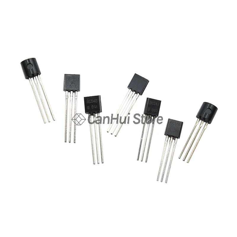 BJT Transistor 50pcs 2N2222 2N2907 2N3904 2N3906 2N4401 2N4403 2N5401 2N6517 2N5551 2N7000 S8050 S8550 SS8050 SS8550 TO-92 Transistore Triodo