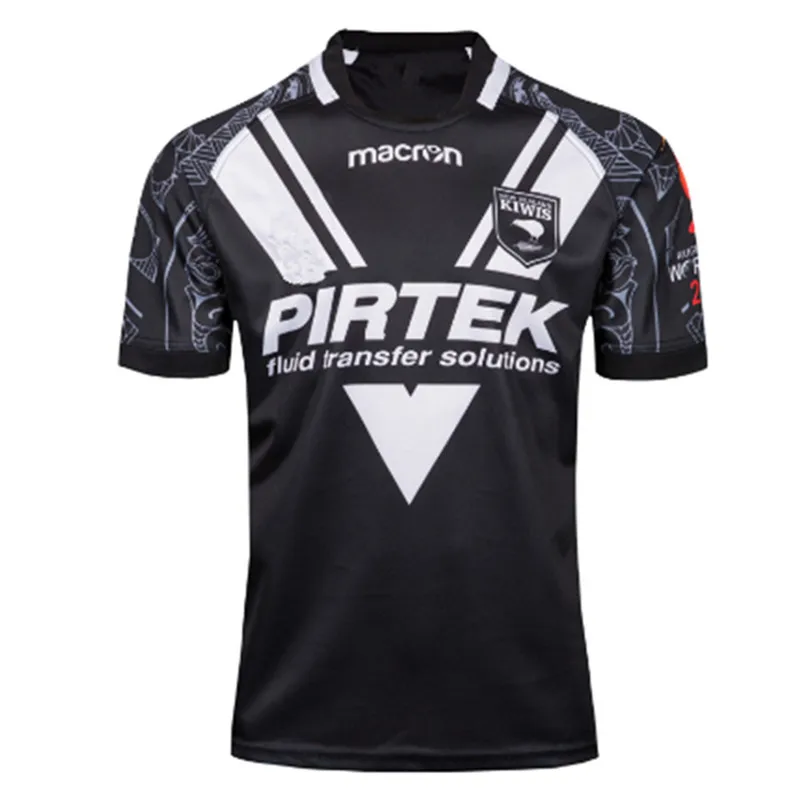 2017 New Zealand Kiwis Men's Rugby Jersey Men's Size:S-5XL Print Name Number