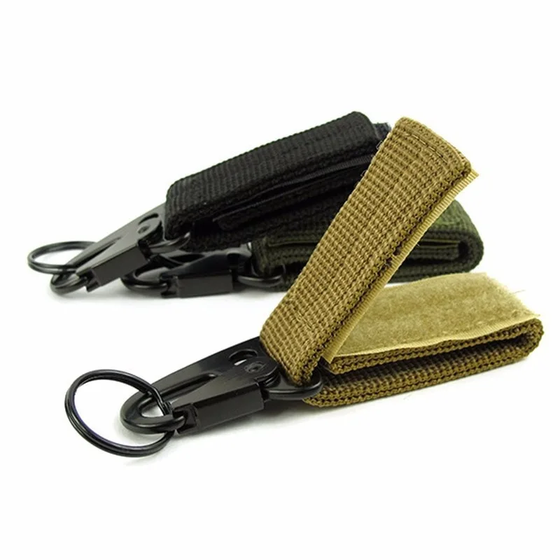Tactical Molle Clip Buckle Nylon Belt Key Ring Keychain Holder Carabiners Hanger Buckle Hook Outdoor Hiking Camping Climbing key chain clip,carabiner belt clip,carabiner clips,tactical buckle,tactical keychain,keychain carabiner,keychain tool,keychain charm
