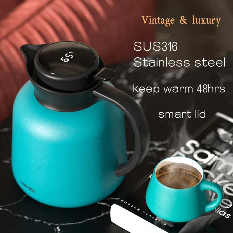 

1.5/2.0L Double Wall Stainless Steel Home Flasks Kettle Vacuum Insulated Hot Water Bottle Thermos Tea Coffee Thermal Pot