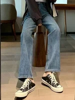 Woman High Waist Wide Leg Jeans Girls Casual Denim Straight Leg Pants Female White Black Blue Light Blue Beige Loose Trousers - Image 3