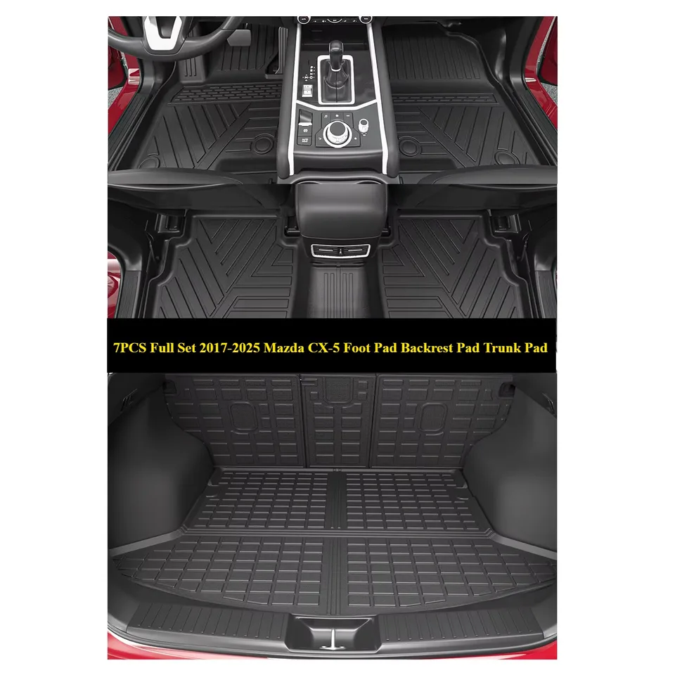 MDM SP-7466 Fußmatten Velours Autoteppich passend für Mazda CX-5 (KF