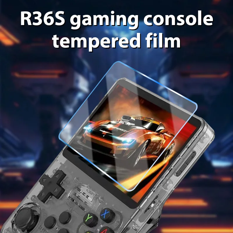 EVA Hard Game Console Protective Case For R36S Earphone Data Cable Storage Bag Game Accessory R36S Console Protective Film