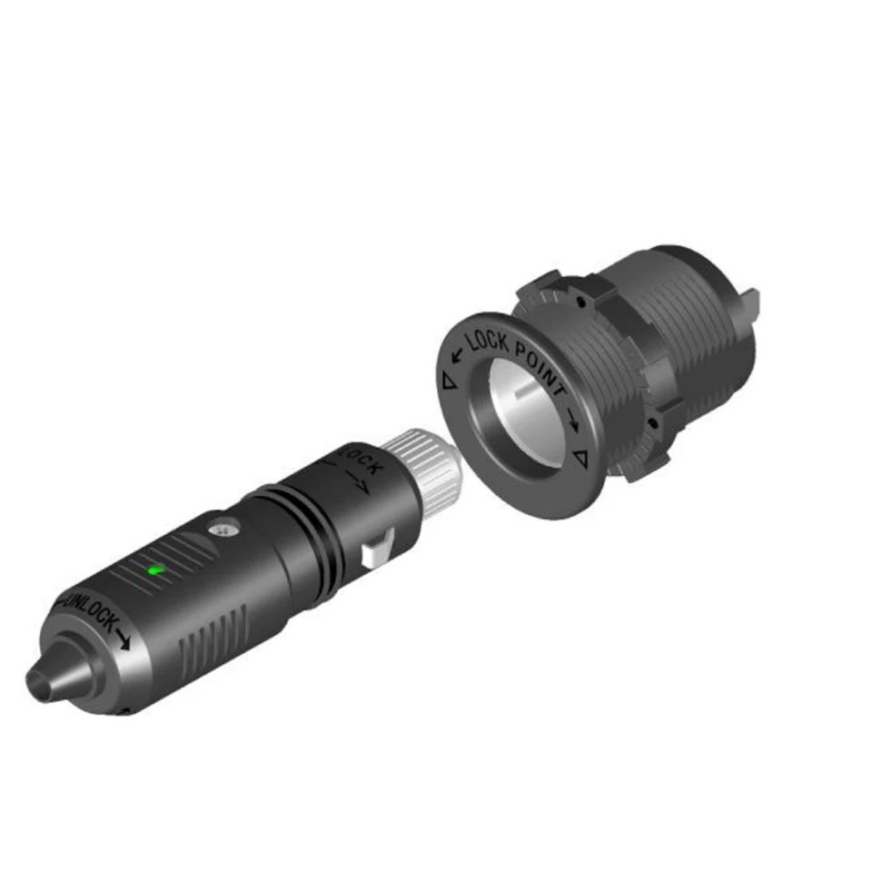 Presa accendisigari per auto, 4 pezzi, 12 V, 24 V, spina universale, presa accendisigari per auto, camion, moto, scatola frigo/navigazione/aspirapolvere manuale