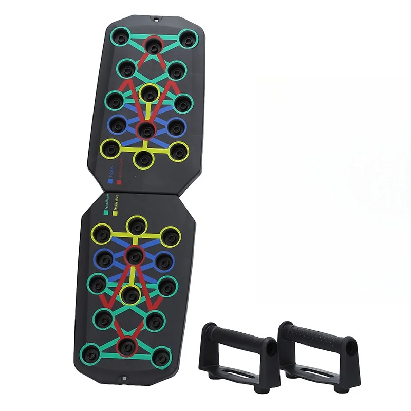 Portable Multi-Function Push-Up Board Set Foldable Push-Up Board 28 Mode Home Muscle Fitness Training Equipment