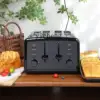 ZF New Four-Piece Toaster Household Automatic Toaster Multi-Function Breakfast Maker 3