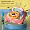 Children's Steering Wheel Toy Simulation Driving Toys with Light Music Car Seat Play Baby Interactive Educational Toy for Kids 5