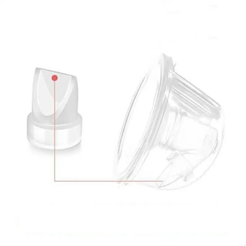Pack of 2 Silicone Flange Inserts Silicone Valves Essential for Breast Pumping 11UC