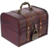 Trinket Chest Pirate Photo Storage Box Wood Candy Case Wooden Storage Jewelry Holder Trinket Boxes 1