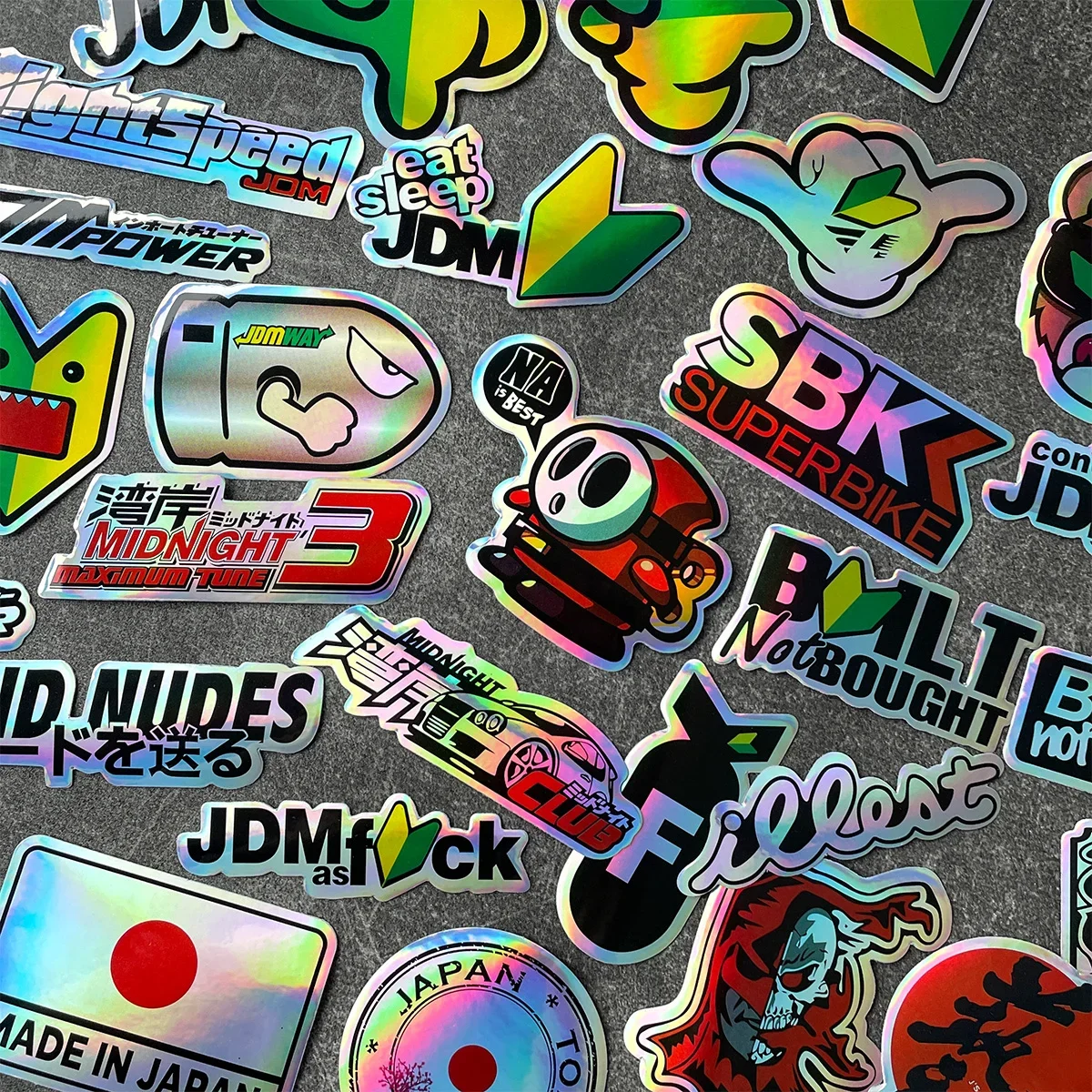 Motorcycle stickers 40PCS/Lot random car bike helmet tank racing JDM logo accessories decals for Yamaha Kawasaki Voge CFMOTO