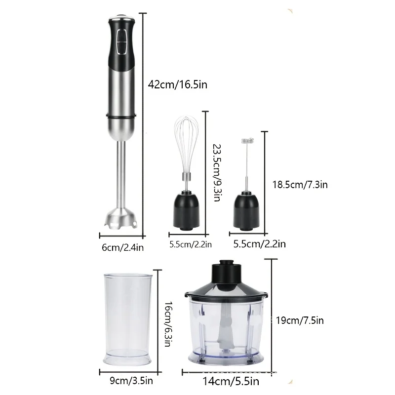 Xiaomi Youpin 5 in 1 Blender Mixer 1000W Powerful Stainless Steel Stick Food Mixer Mixing Beaker Processor Whisk Versatile Home 6