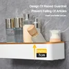 Bathroom Shelf Plastics Shampoo Rack Makeup Storage Organizer Shower Shelf Bathroom Accessories No Drill Wall Corner Shelf 4