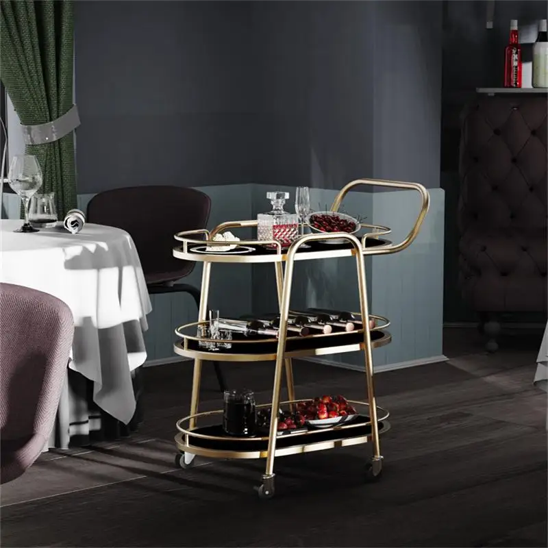 Hotel Dining Car Wine Car Dining Trolley Commercial Trolley Room Mobile Living Room Tea Cart
