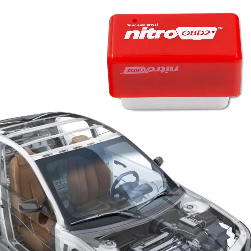 Nitro OBD2 EcoOBD2 ECU Chip Tuning Box Car Fuel Saver Device OBD2 Connector Eco Economy Chip Code Readers and Scan Tools