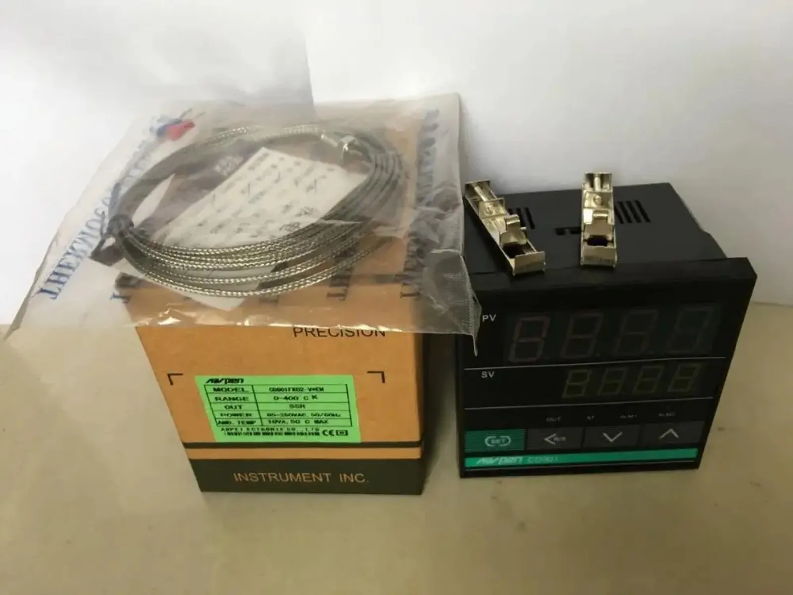 

Интеллектуальный цифровой регулятор температуры CD901 PID + зонд K-типа, универсальное реле входного сигнала/Выходная мощность SSD-интерфейса