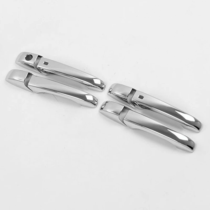 Silver Mirror Covers+Door Handle Covers For Jeep Grand Cherokee Dodge Durango 2011- Replacement Parts