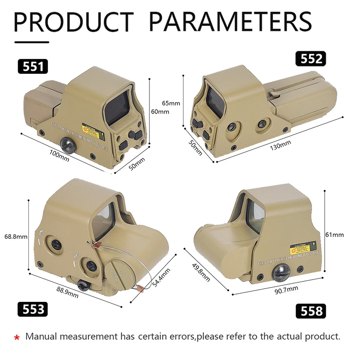 Hunting Holographic Sight Scope 551 552 553 558 Red Green Dot Sight For Reflex Riflescope Fit 20mm Rail red dot sight