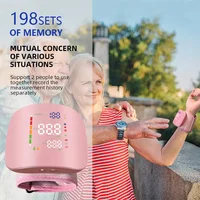 New Wrist Blood Pressure Monitor Digital Voice Heart Rate Blood Pressure Monitor  LED Digital Screen Rechargeable Home Medical 1