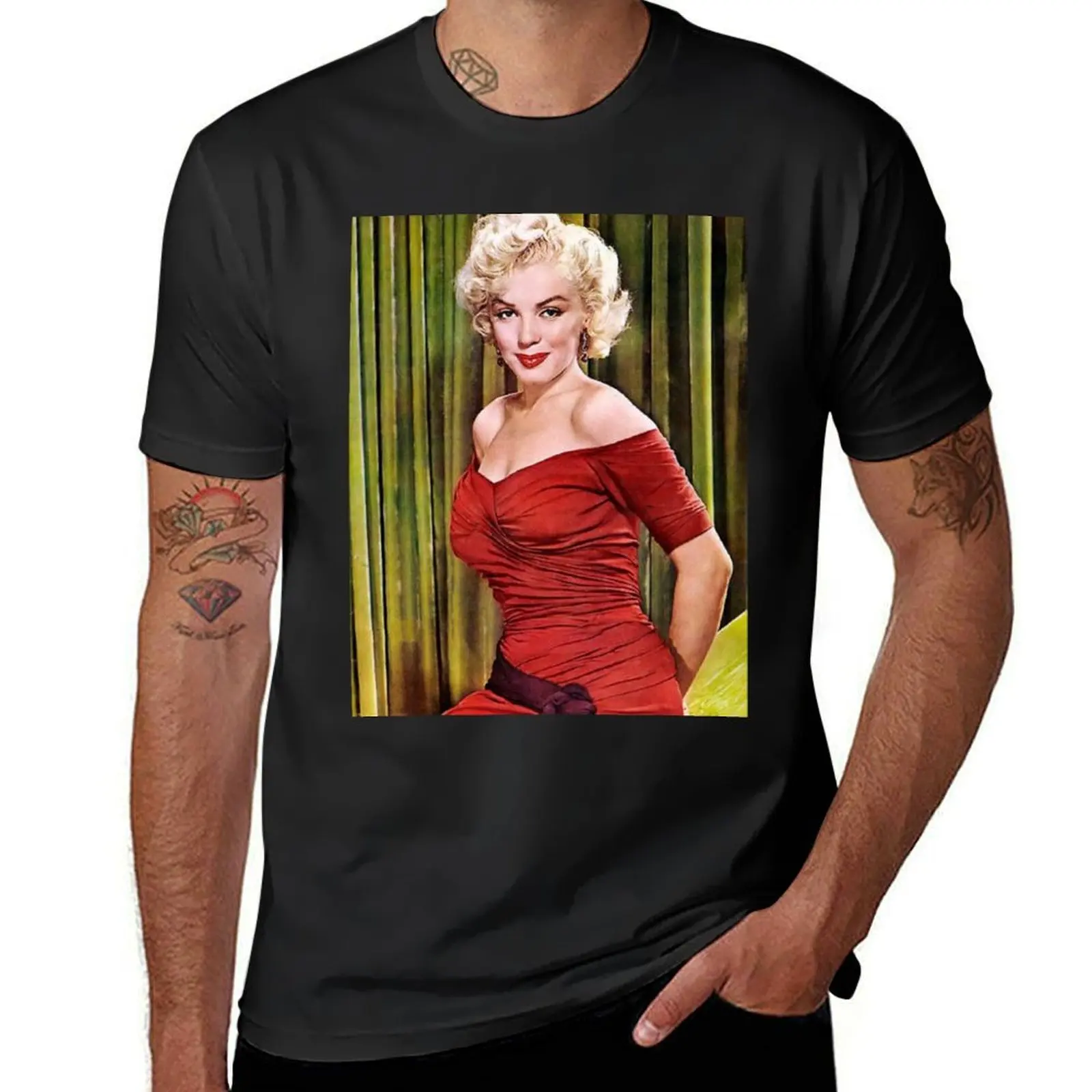 MARILYN MONROE 1952 T-Shirt summer top for a boy Men's t-shirts