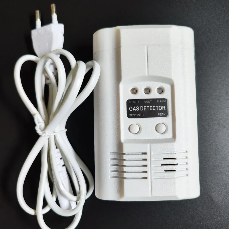 AC Powered 220V Gas Detector with relay output NO or NC and output DC12V