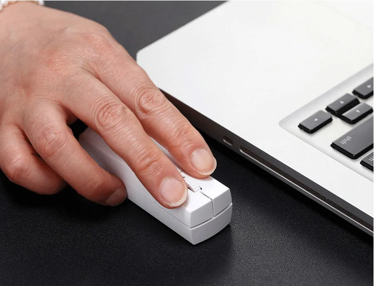 2.4G Wireless Mute Button Mini Office Mouse Rechargeable Harging Suitable For Home Office PC,Laptop Mini Mouse(With Mouse Box)