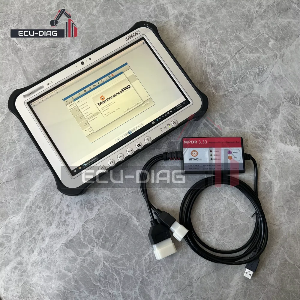 Hitachi MPDR 3.33 Diagnostic Scanner Truck Excavator Hitachi