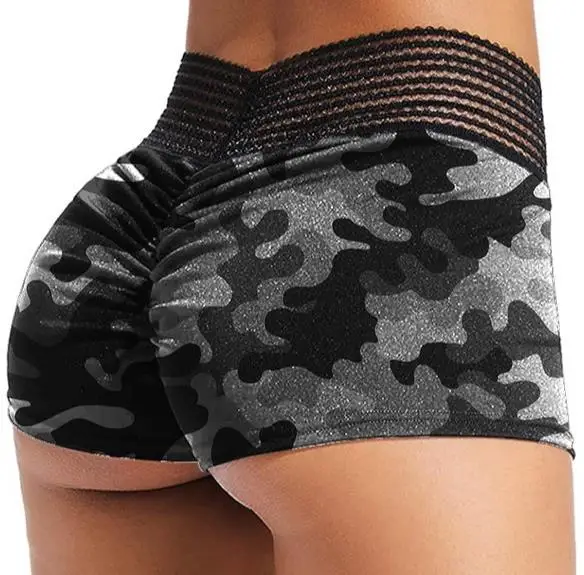 

2023 Summer Short Pants Women High Waist Elegant Bottom Camouflage Hip Lifting Leggings Female Sensual Hip Sweatpants