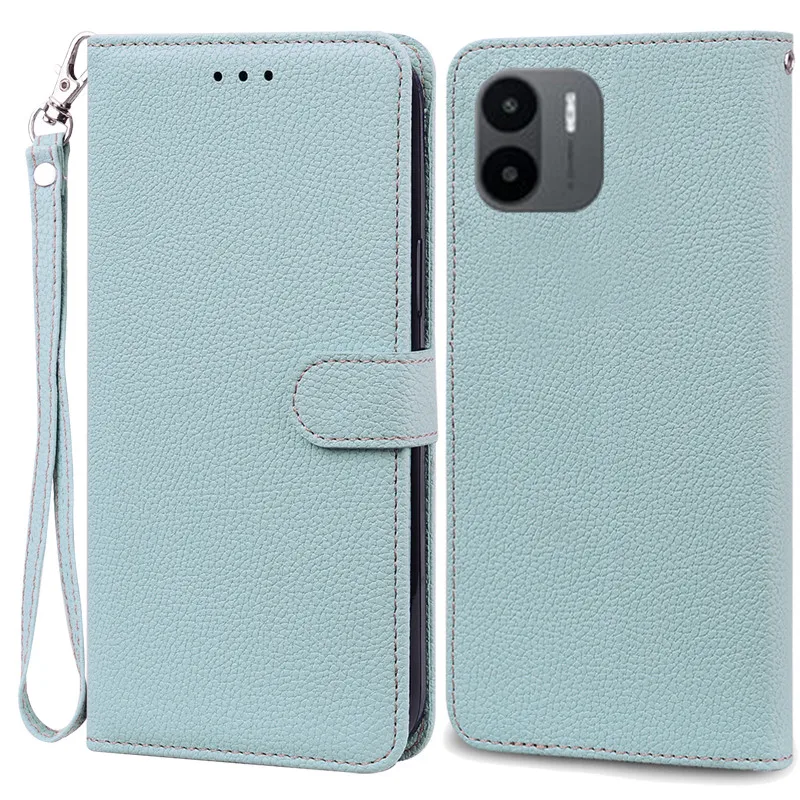 Leather Flip Wallet Phone Case - Elegant Book Style Cover, Durable Protection, Sleek Design