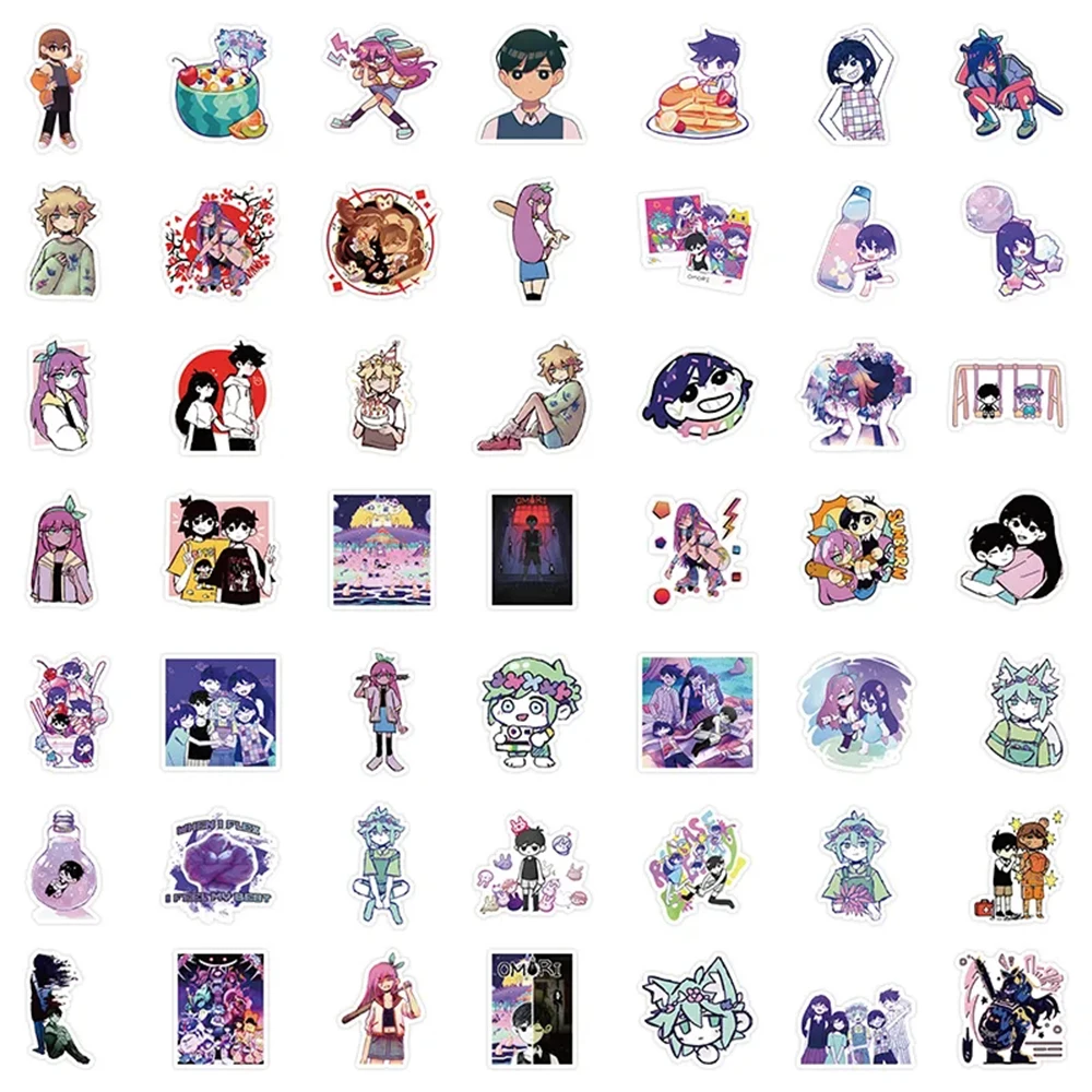 Game Omori Stickers Anime Decals DIY Bike Skateboard Laptop Phone Suitcase Car Cool Waterproof Sticker Kids Toys 10/30/50/100pcs cartoon stickers,decorative stickers,self adhesive stickers,stationery stickers,anime stickers,paper stickers,adhesive stickers,decorative labels stickers,handbook stickers,diy scrapbooking accessories