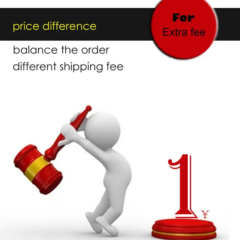 

For the price difference, balance order different shipping fee