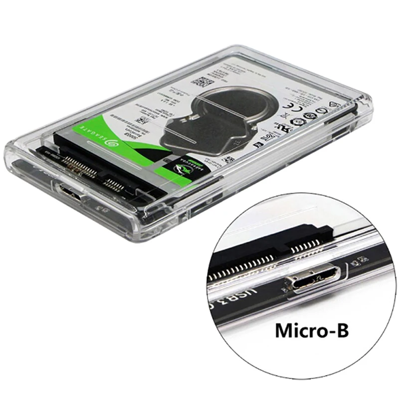 HDD ϵ ̺ ũ  ̽ Ŭ, 2.5 ġ USB 3.0 SATA SSD