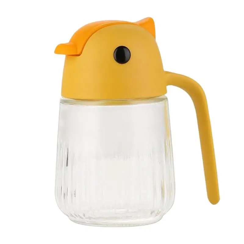 

Kitchen Oil Dispenser Automatic Open Oil Container With Handle No Drip Oil Storage And Dispenser For Kitchen Cooking Grilling