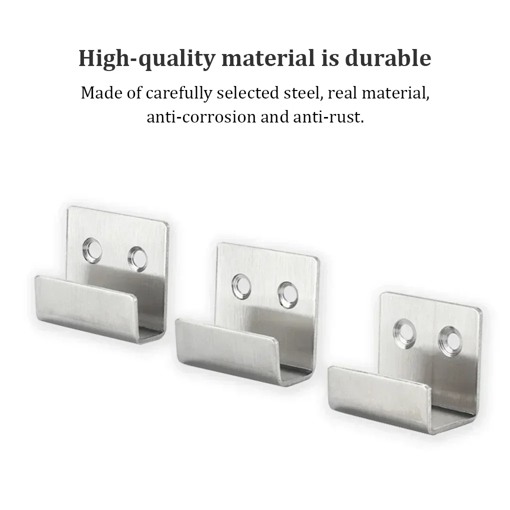 2/3/5 pieces-U-shaped stainless steel tile hanger, home living room display board hanger, clothes clothes hanger