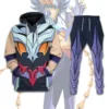 2025 Popular Cosplay Anime Saint Seiya printed hoodies pants sets 3D Street Harajuku Tracksuit sets Men's Sports two-piece suits 3