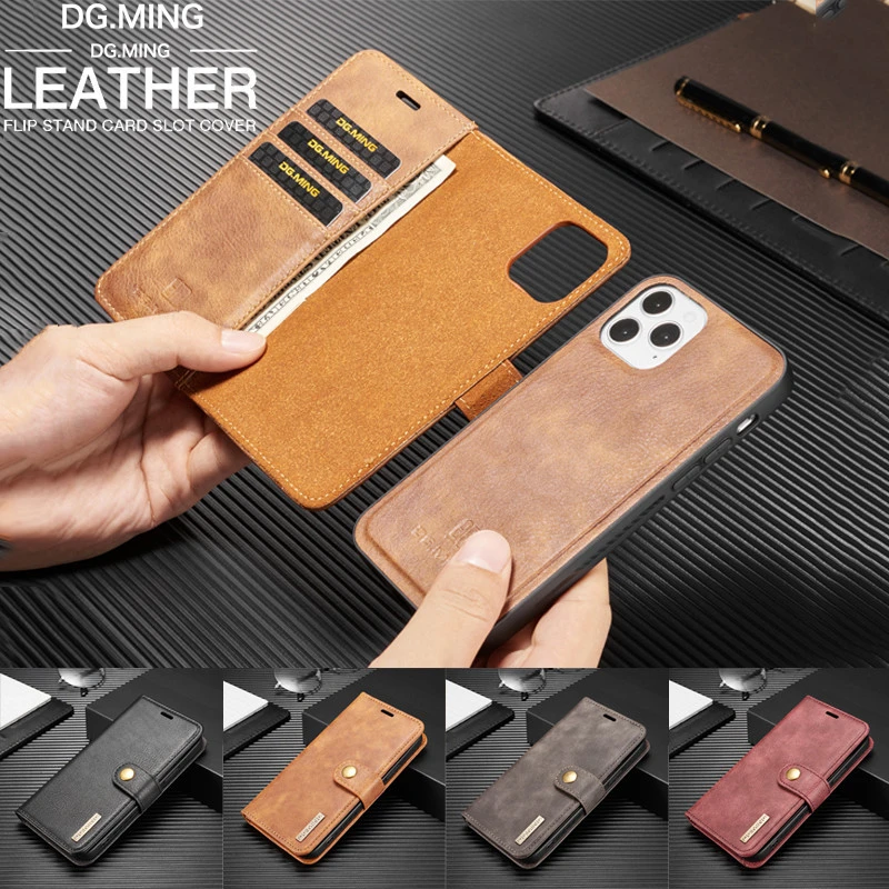 iphone 13 cases Magnetic Leather Phone Case for iPhone 12 13 11 Pro Max XS XR X SE 2020 8 7 6 6S Plus 5 5S Wallet Card Holder Cover Coque Etui iphone 13 wallet case