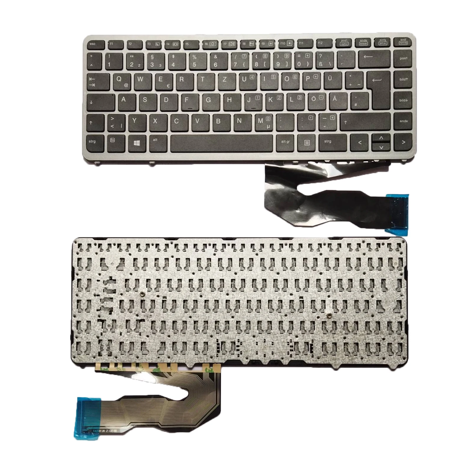 

Новая немецкая клавиатура для HP EliteBook 840 G1 G2 850 G1 G2 740 G1 745 G1 G1 G2 в серебристой оправе