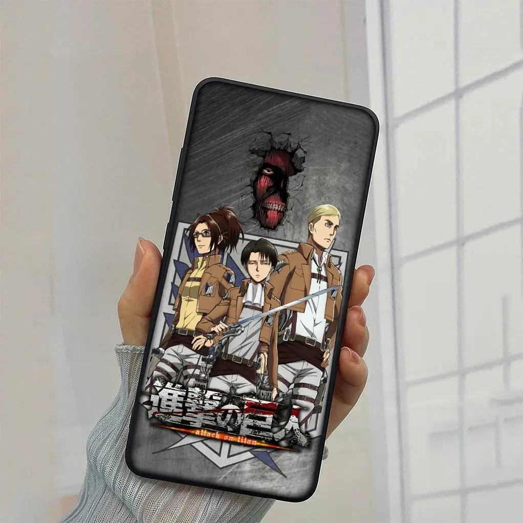 Levi & Eren Jaeger Attack on Titan Soft Phone Case Cover
