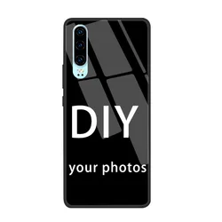 Personalized Custom Tempered Glass Phone Case with DIY Photo Cover - Huawei Mate 40 (DIY Glass Case)