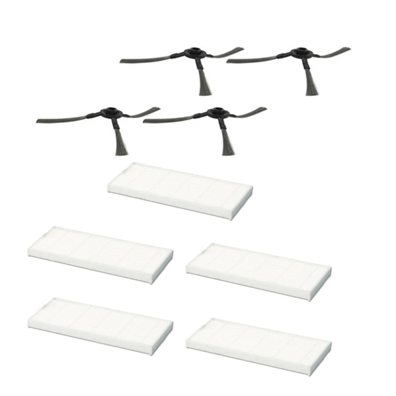 Aspirapolvere Robot Filtro Hepa Spazzola Laterale Per Vileda Vr 201 Petpro Aspirapolvere Robot Ricambi Accessori Sostituzione