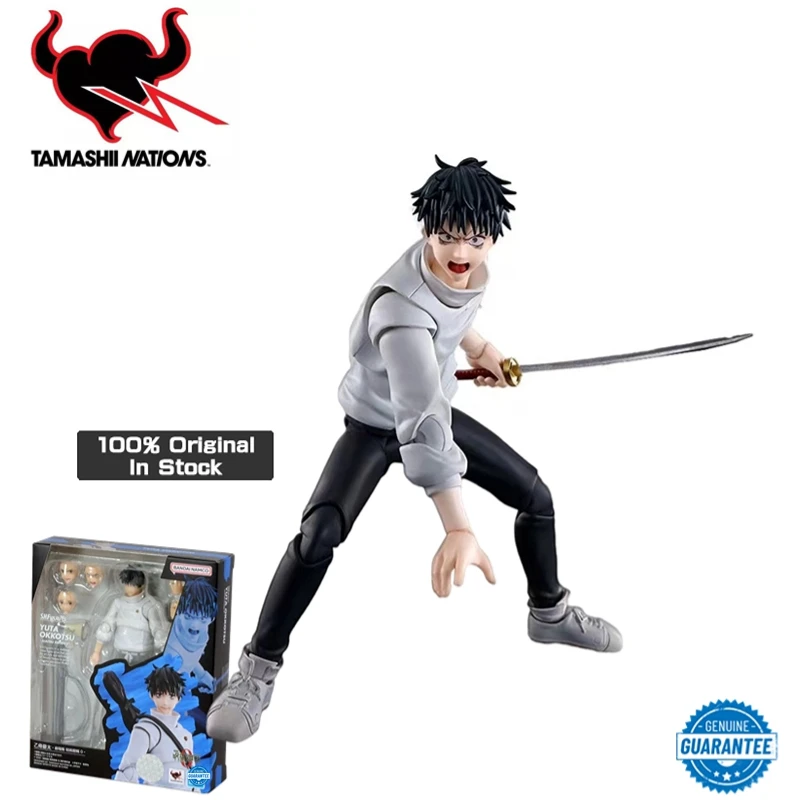 

Оригинальная Подлинная Tamashii S.h. Фигурс SHF 15 см юютсу кайсен 0 Okkotsu Yuta Коллекционная модель экшн-фигурка кукла игрушечные украшения