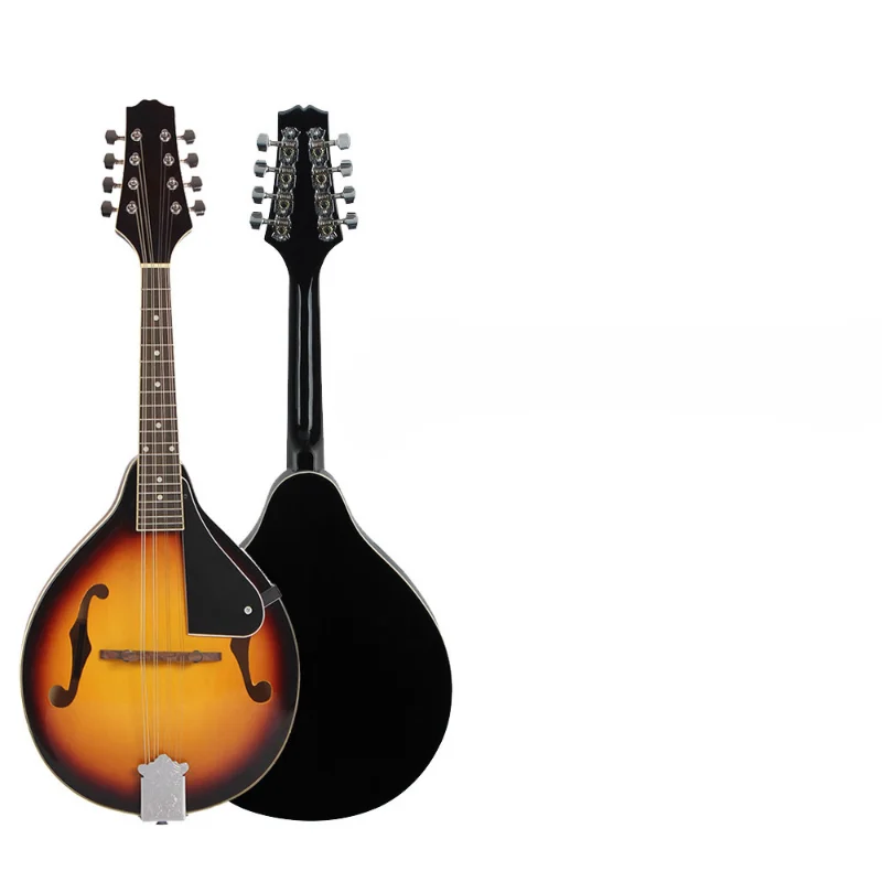 Mini Mandolin Instrument,8 Strings Mandolin Model,Mini Portable Wood  Musical Instrument for Gifts Home Decoration