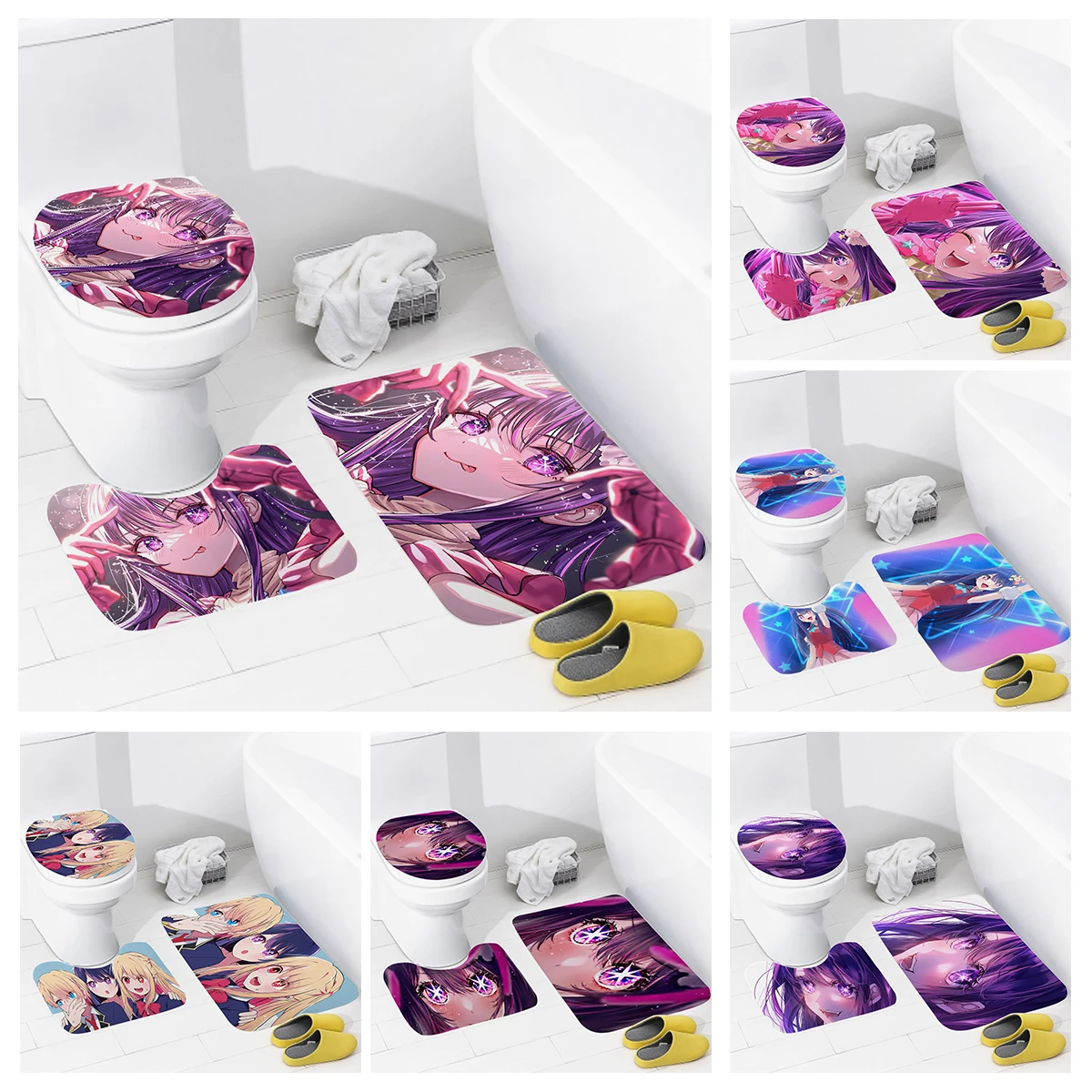 

home bathroom floor mats Colorful animals Bath Foot mat modern bathroom accessories rug Toilet mat Bathtub anti-slip carpet