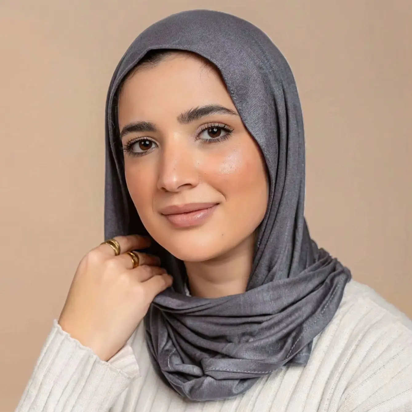 New Modal Jersey Instant Hijab Woman Muslim Underscarf Caps Cotton Stretch Hat Islam Turban Bonnet Foulard Cross Headscarf - Image 2